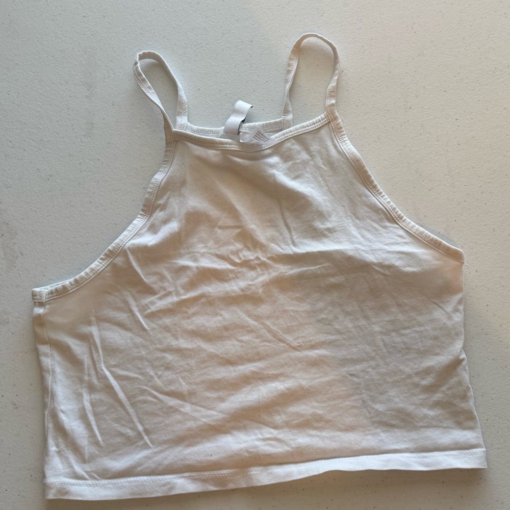 DIVIDED White Crop Top | S